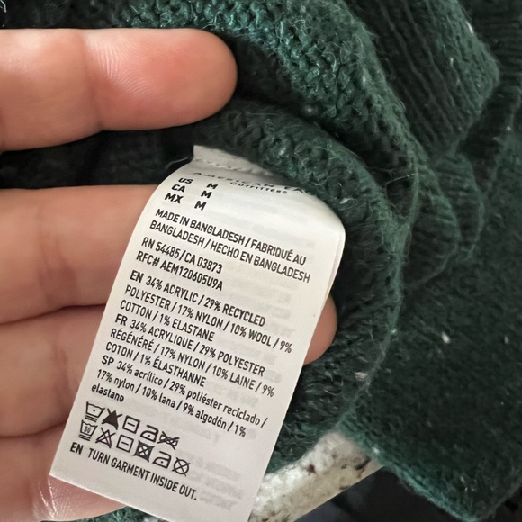 New - American Eagle Green Sweater - Picture 5 of 8